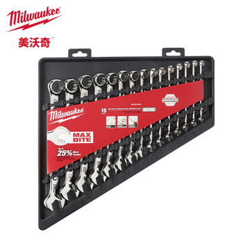 Meward 15-piece set of metric torx open-ended dual-purpose wrench set open-ended torx combination board dull 48-22-9515 15-piece set of metric torx open-ended dual-purpose wrench set 4932464258