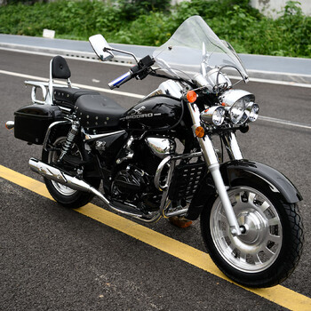 Heineken motorcycle storm prince retro motorcycle cruise prince can licensed fuel heavy motorcycle brand new 200cc rider street motorcycle bright black heineken 200 water cooling + saddlebags + disc brake + windshield
