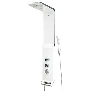 Hansgrohe germany hansgrohe raindance 180 white 2-speed lift shower panel 27008400 white