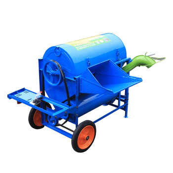 Wen yijia customized full-feed winnowing thresher, agricultural small multi-function rice thresher, household fully automatic thresher + delivery wheel (unpowered)