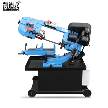 Kaidelong sawing machine metal cutting machine band saw machine steel stainless steel track profile alloy steel bar cutting saw small electric saw 5018b head rotation 45 degrees 220v/1100w