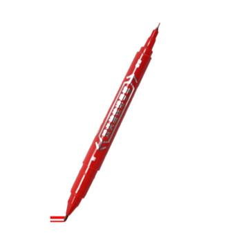Czqbdsq marking paint pen, oily, red, fine, 1 piece