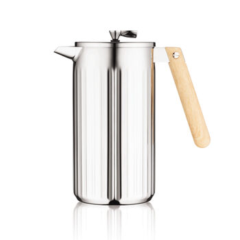 Bodum stainless steel french press coffee machine 1l double-layer insulation portable coffee pot