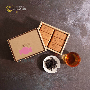 Slightly hot hill sun moon lake ruby black tea chinese tea ruby black tea 6 pieces total 36g