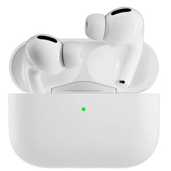 Changling airpodspro2 wireless bluetooth headphone protective cover solid color dustproof, anti-fall, anti-slip, wear-resistant, anti-fingerprint, wireless charging, creative protective soft case, pearl white airpodspro2丨silicone headphone cover, universal