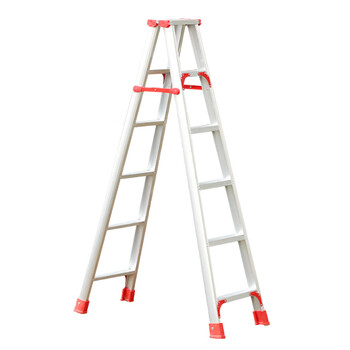Yudas aluminum alloy herringbone ladder herringbone ladder 1.5 meters - straightened 3 meters five-step ladder unit pc