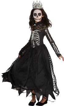 Amscan skeleton princess costume large (1214) 2 pieces