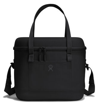 Hydro flask 20l black cold storage bag, portable thermal insulation for outdoor travel, 38 cans large capacity