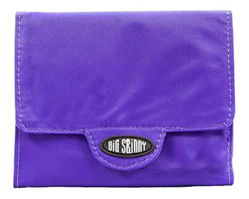 Big skinnyskinny women's slim wallet purple one size
