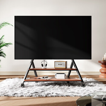 Beishi mobile tv bracket 55-120 inches floor-standing tv cart tv art bracket suitable for sony samsung huawei skyworth hisense xiaomi and other tv hanging shelves tower obsidian black 55-100 inches