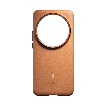 95% new xiaomi (mi) xiaomi 15 ultra leather strap protective case golden brown xiaomi original mobile phone case xiaomi original mobile phone case