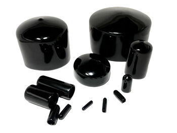 Kezitu customized pvc rubber protective sleeve, threaded protective cap, flat sleeve, square sleeve, plugging plug, sample can be non-standard. black customized round sheath, 10 yuan, 10 yuan each