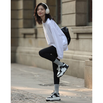 Demana basic long-sleeved white t-shirt 2025 spring and autumn off-shoulder long-sleeved basic versatile base t-shirt for women