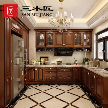 Carpenter wen yijiasan's high-end solid wood cabinets for the whole house, american european style, new chinese style and french style decoration design. customized intention fee (appointment for design and measurement)