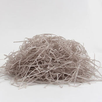 Raffia filling gift box paper batting raffia gift box shredded paper silk gift decoration gift box gift box packaging light gray