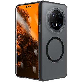 95% new planet of the apes guardian high-end magnetic protective case suitable for huawei mate70pro mobile phone case all-inclusive soft-sided mate70pro+ frosted transparent silicone anti-fall simple shell with lanyard chain