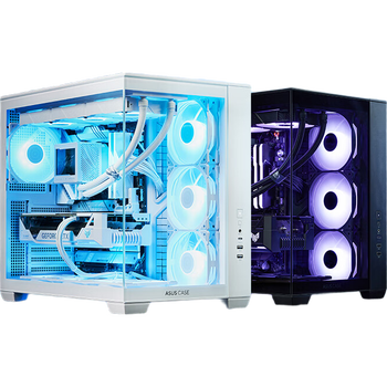 Quasi-new product asus neptune white full-view sea view room chassis type-c version/dual compartment design/supports 360 water cooling/tool-free disassembly/maximum 10 fan support