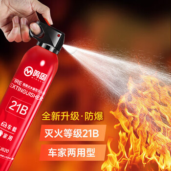 Minggu car fire extinguisher car home water-based fire extinguisher bottle national fire certification equipment 21b portable 620ml