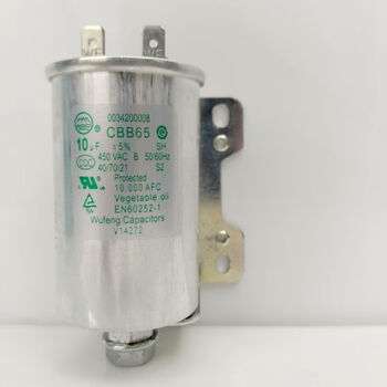 Cbb65-1 washing machine double cylinder double barrel semi-automatic motor 4-wire starting capacitor 15uf10uf+5 10uf capacitor (1 piece free shipping)