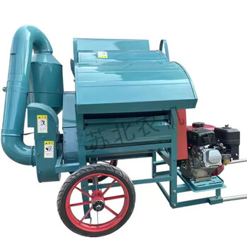 Ling yuxunneng rape thresher rice wheat soybean sorghum soybean thresher household small agricultural threshing machine upgraded multi-function (thresher + ground wheel) with