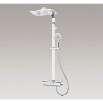 Kohler (kohler) constant temperature multi-functional shower head k-23861t-9-cp red star macalline mall white