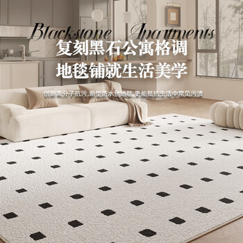 Aovoc carpet living room 2025 new washable and wipeable light luxury high-end home carpet bedroom blackstone apartment 2*3 meters