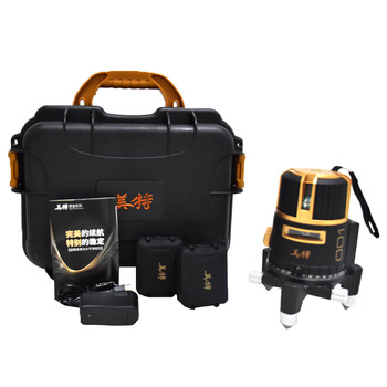 Ji litian high-precision strong green light laser level 2 lines 3 lines 5 lines automatic leveling laser mt-2g high bright green light 2 lines standard