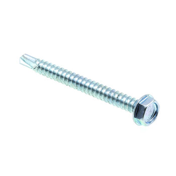 Prime-line sheet metal screws self drilling recessed hex washer head #10 x 2