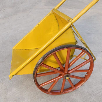 Kezitu dump truck, labor site trolley, two-wheeled hand truck, construction household garbage hauling ash bucket truck, ordinary large bucket + ordinary solid wheel