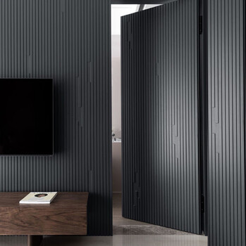 Customized shanghai custom invisible door, secret door, background wall, integrated door, flat door, open door inside, measurement