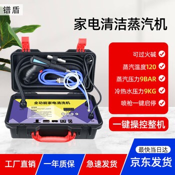 Pradum high temperature and high pressure steam cleaning machine professional cleaning home appliances air conditioning range hood housekeeping service commercial all-in-one machine 10kg steam hot and cold water pulse ozone gift package 3500w