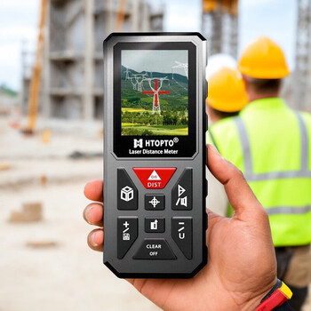 Haotu multifunctional professional outdoor imaging aiming laser rangefinder high-precision visual and audible four-in-one measuring instrument 60 meters indoor and outdoor universal + voice + angle