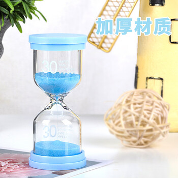 Extreme space macaron hourglass ornament 30 minutes timer kindergarten gift creative birthday gift blue