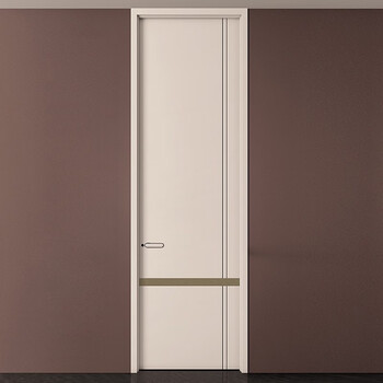 Paixiansen wooden door paintless bedroom simple modern environmentally friendly paintless door light gray