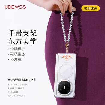 Determined color protective hinge huawei matex6 mobile phone case transparent all-inclusive design specially designed for women fashion red diamond x6 collection protective case magnetic heat dissipation protective case crystal clear mid-axis protective case