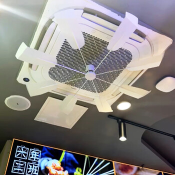Kezitu air conditioner windshield guide fan ceiling machine air-conditioning outlet baffle ceiling machine wind shield to prevent direct blowing upgraded white central air conditioner (ceiling machine) guide