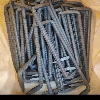 Gongtu (gongtu) hand-forged nail grabbing i-shaped nail with two pointed nails. fixed wood grabbing nail carpentry nails 8*160*50 10 pieces