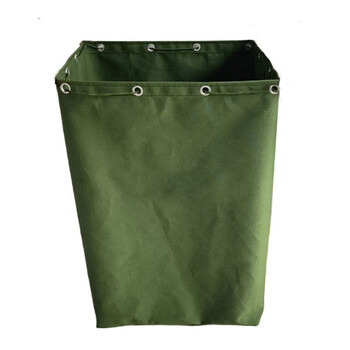 Canvas large-capacity storage bag portable environmentally friendly bag express packaging bag cube square canvas bag large cloth bag military green length 50 width 50 height 120 cm