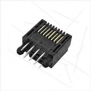 Short body pcb plug-in crystal head 11mm special rj45 crystal head 8p8c male head pcb circuit board end plug-in
