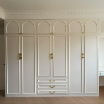 Kezitu customized french cabinet door reed panel painted cabinet door no need for straightener cream style white 300*200*18