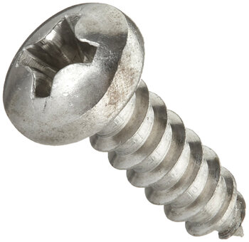 Prime-line sheet metal screws self-tapping flat phillips head 6 x 1/2 inch stainless steel 25