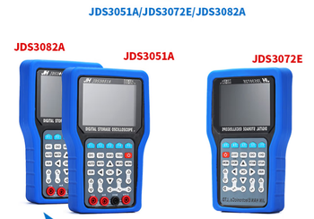 Ji litian customized jinhan handheld oscilloscope jds3072ejds3082a bandwidth 80m dual channel multimeter signal source jds3051a single channel bandwidth 50m with multimeter