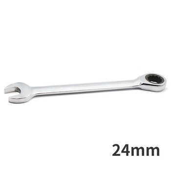 Elecall fixed head ratchet wrench 24mm quick opening dual-purpose torx wrench hardware tool labor-saving automatic wrench