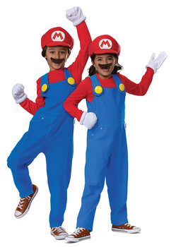 Disguise kids dress up mario costume