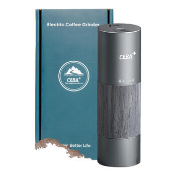 Xiangzhijun cera portable cordless electric bean grinder small italian american all-purpose coffee bean grinder space gray