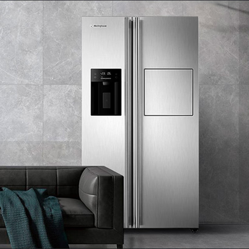 Westinghouse refrigerator double door 572 liters fully automatic ice making + bar refrigerator frequency conversion air-cooled double door with ice making double door