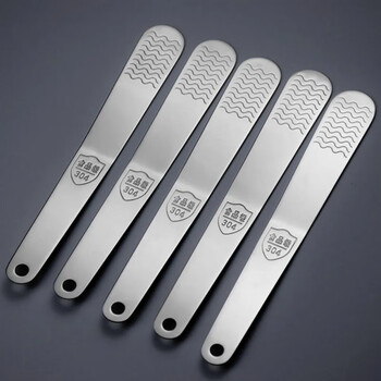 Chaos stuffing plate for chaotic buns, stainless steel stuffing ruler, stuffing spoon for making dumplings, artifact picking spoon, meat stuffing plate, stuffing shovel, 1 punch