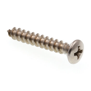Prime-line sheet metal screws self-tapping oval head phillips #10 x 11/4 stainless steel