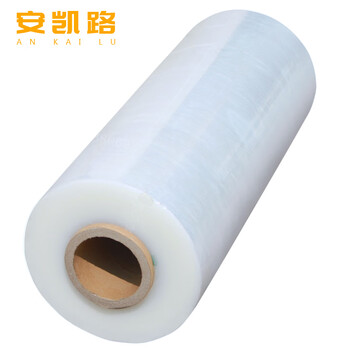 Stretch wrapping film pe industrial packaging film material waterproof and dustproof high self-adhesive 50cm wide 50cm*350 meters wide 3kg 1 roll