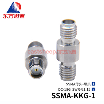 Dongfang xupu rf connector stainless steel test head ssma female to female ssma-kkg-1 18g low standing wave